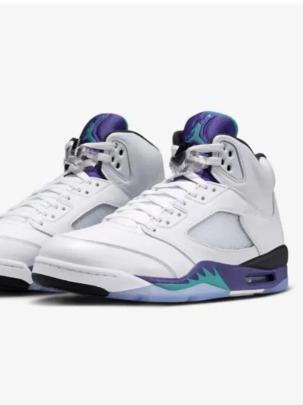 Nike Air Jordan 5 Retro “Grape” White New Emerald Men’s
